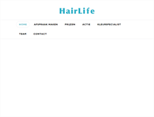 Tablet Screenshot of hairlife.nl